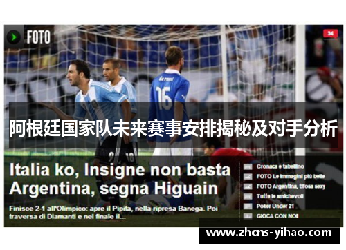 阿根廷国家队未来赛事安排揭秘及对手分析 阿根廷国家队未来赛事安排揭秘及对手分析
